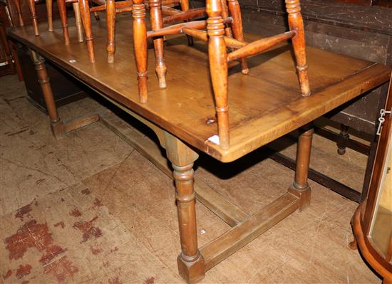 Oak farmhouse table